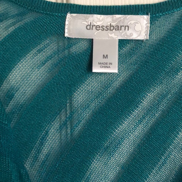 NWOT green sheer sweater - Picture 2 of 3